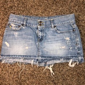 Abercrombie & Fitch Mini Jean Skirt, size 6